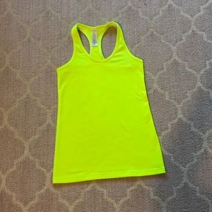 Neon yellow Iviva tank top